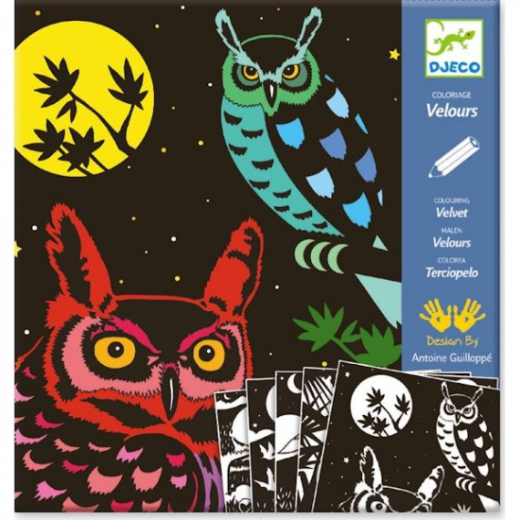 Coloriage velours "La Forêt", DJECO 9623 Coloriage velours "La Forêt", DJECO 9623