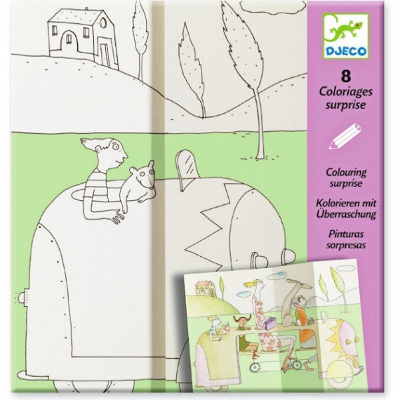Coloriages surprises "Cache-cache" DJECO 9634 Coloriages surprises "Cache-cache" DJECO 9634