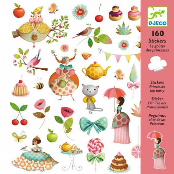 Stickers 'Le goûter des princesses' Djeco 8884