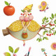 Stickers 'Le goûter des princesses' Djeco 8884