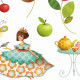 Stickers 'Le goûter des princesses' Djeco 8884