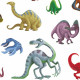 Stickers Dinosaures Djeco 8843