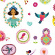 1000 stickers pour les filles Djeco 8951