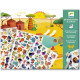 Décalcomanies "Savane, désert et pôle nord" DJECO 9560