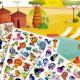 Décalcomanies "Savane, désert et pôle nord" DJECO 9560