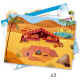 Décalcomanies "Savane, désert et pôle nord" DJECO 9560