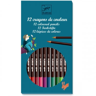 12 crayons de couleur DJECO 8824