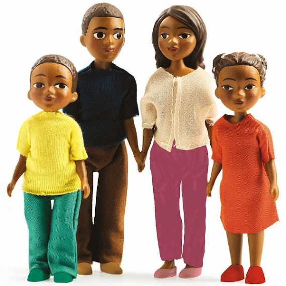 Poupées Djeco 7813 'La famille de Milo & Lila' Poupées Djeco 7813 'La famille de Milo & Lila'