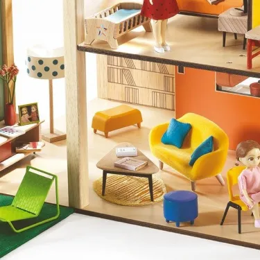 salon Djeco | maison de poupées