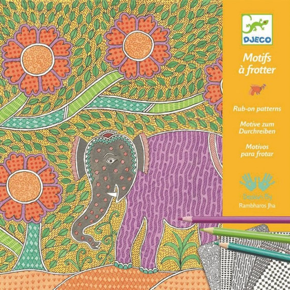 Mithila, Frottage DJECO 8987 Mithila, Frottage DJECO 8987