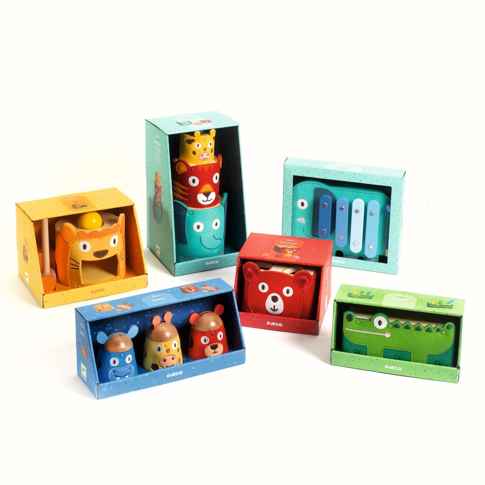 Feutrine et bois : les jouets d'éveil Djeco pour enfant